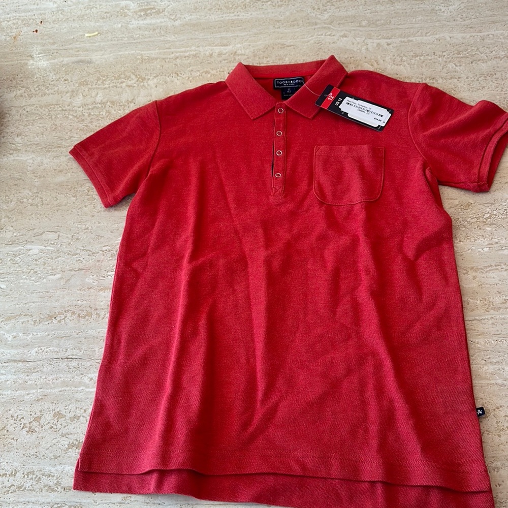 Tooby *Doo Boys Red Polo Shirt (size 12)